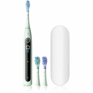 Oclean X Pro 20 Set sonický zubní kartáček + 2 náhradní hlavice s cestovním pouzdrem Green obraz