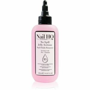 Nail HQ No Spill Jelly Acetone odlakovač na nehty s vitamínem E 125 ml obraz