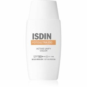 ISDIN FotoUltra 100 Active Unify Color Depigmentant SPF50+ ochranný tónovaný fluid na obličej 50 ml obraz