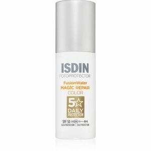 ISDIN Fotoprotector FusionWater Magic Repair Color ochranný tónovaný fluid na obličej SPF 50 50 ml obraz