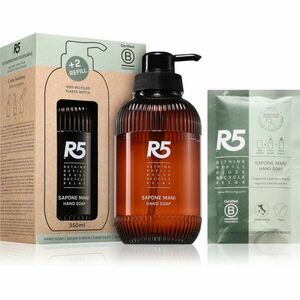 R5 Sapone Mani tekuté mýdlo + náhradní náplň obraz