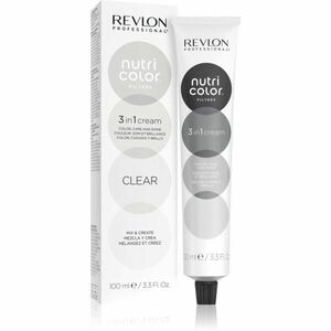 Revlon Professional Nutri Color Filters Metal-Ice vyživující tónovací maska pro profesionální použití Clear 100 ml obraz