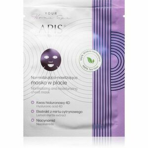 Apis Natural Cosmetics Home Spa hydratační plátýnková maska na obličej 20 g obraz