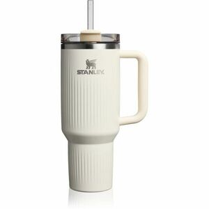 Stanley Quencher H2.O FlowState™ Fluted Tumbler nerezový tumbler s brčkem velký Cream Gloss 1180 ml obraz