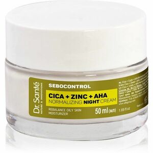 Dr. Santé Sebocontrol Cica + Zinc + AHA normalizační noční krém regulující činnost mazových žláz 50 ml obraz