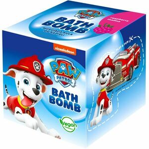 Nickelodeon Paw Patrol Bath Bomb koupelová bomba pro děti Raspberry - Marshall 165 g obraz