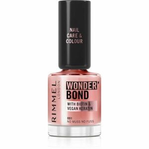 Rimmel Wonder'Bond lak na nehty odstín 001 No Muss No Fuss 12 ml obraz