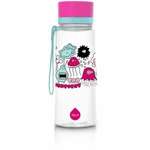 Equa Kids láhev na vodu pro děti Pink Monsters 600 ml obraz