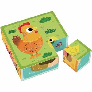 2Kids Toys Wooden Blocks Farm kostky ze dřeva 12 m+ 9 ks obraz
