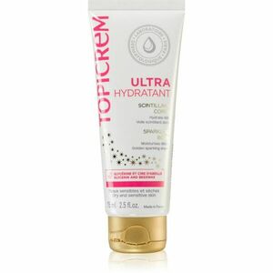 Topicrem UH BODY Ultra-Moisturizing Sparkling Body intenzivně hydratační tělové mléko se třpytkami 75 ml obraz