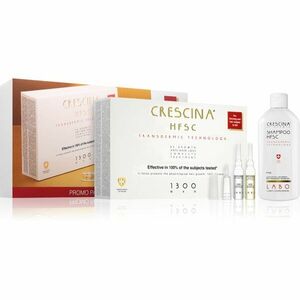 Crescina Transdermic 1300 Re-Growth and Anti-Hair Loss péče pro podporu růstu a proti vypadávání vlasů pro muže výhodné balení obraz