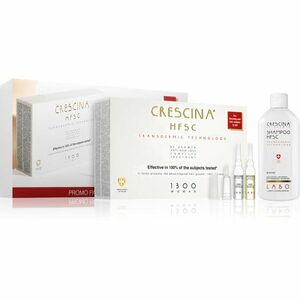 Crescina Transdermic 1300 Re-Growth and Anti-Hair Loss péče pro podporu růstu a proti vypadávání vlasů pro ženy výhodné balení obraz