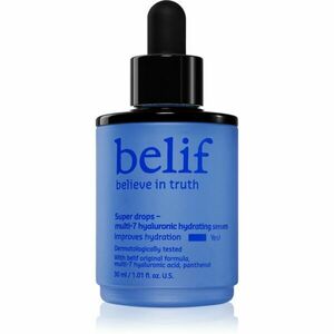belif Super Drops Multi-7 Hyaluronic Hydrating Serum hloubkově vyživující a hydratační sérum se zpevňujícím účinkem 30 ml obraz