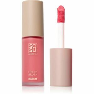 SOSU Cosmetics Liquid Blush Satin tekutá tvářenka odstín Pink Pop 9 ml obraz