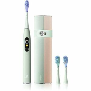 Oclean X Ultra 20 Set sonický zubní kartáček + 2 náhradní hlavice s cestovním pouzdrem Green obraz