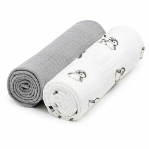 T-TOMI BIO Muslin Diapers látkové pleny Penguin 65x65 cm 2 ks obraz