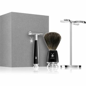 Mühle RYTMO Black Pure Badger holicí sestava obraz