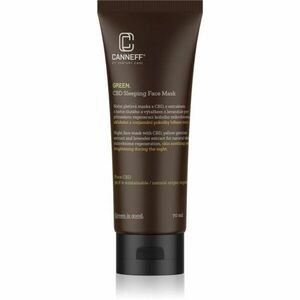 Canneff Green CBD Sleeping Face Mask zklidňující maska na noc 70 ml obraz