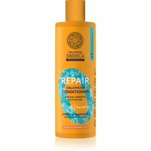 Natura Siberica Oblepikha Siberica regenerační kondicionér pro suché a poškozené vlasy 400 ml obraz