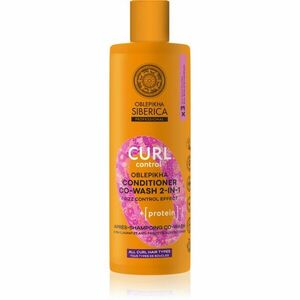 Natura Siberica Oblepikha Siberica kondicionér pro uhlazení nepoddajných a krepatých vlasů pro kudrnaté vlasy 400 ml obraz