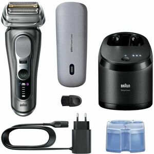 Braun Series 9 PRO+ 9675cc elektrický holicí strojek s čisticí a nabíjecí stanicí Black 1 ks obraz