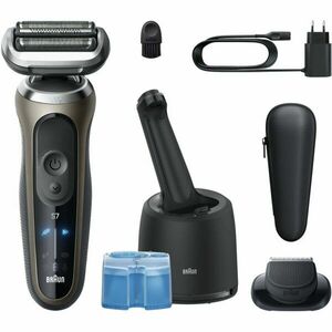 Braun Series 7 72-C7200cc elektrický holicí strojek s čisticí a nabíjecí stanicí Gold 1 ks obraz