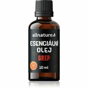 Allnature Esenciální olej Grep esenciální vonný olej s povzbuzujícím účinkem 10 ml obraz