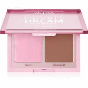 Astra Make-up Private Dream Palette Blush and Bronzer bronzer a tvářenka odstín 01 radical 7 g obraz
