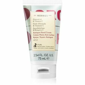 Korres Almond Oil & Vitamin C krém na ruce proti pigmentovým skvrnám SPF 15 75 ml obraz