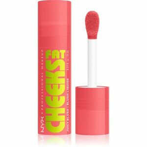 NYX Professional Makeup Fat Cheeks Juicy Blush tekutá tvářenka odstín 02 Fig Fizz 8 ml obraz