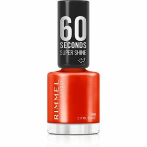 Rimmel 60 Seconds Super Shine lak na nehty odstín 106 Citrus Me 8 ml obraz