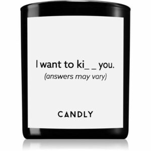 Candly & Co. I want to ki__ you vonná svíčka 250 g obraz