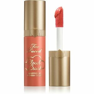 Too Faced Cloud Crush Whipped Lip & Cheek Color tekutá tvářenka na rty a tváře odstín Peach Blur 4.3 g obraz