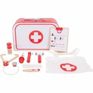 Bigjigs Toys Doctor’s Kit sada hraček ze dřeva 3 y+ 10 ks obraz