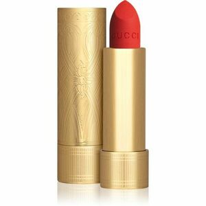Gucci Gucci Beauty Rouge à Lèvres Matte Lipstick matná rtěnka odstín 302 Agatha Orange 3.5 g obraz