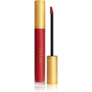 Gucci Gucci Beauty Rouge à Lèvres Matte Lipstick matná tekutá rtěnka odstín 25* Goldie Red 6.5 ml obraz