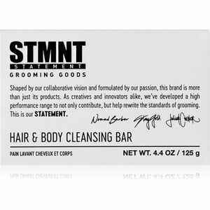 STMNT Care Hair & Body Cleansing Bar čisticí tuhé mýdlo na vlasy, vousy a tělo 125 g obraz