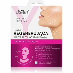 L’biotica Lifting Y Zone intenzivní regenerační maska s vyhlazujícím efektem 1 ks obraz