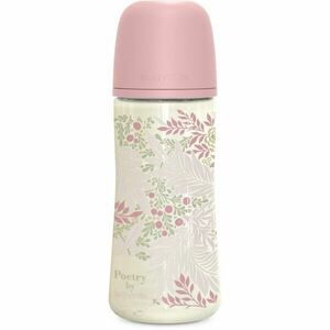 Suavinex Poetry SX Pro Physiological L kojenecká láhev 6 m+ Dense Flow - Pink 360 ml obraz