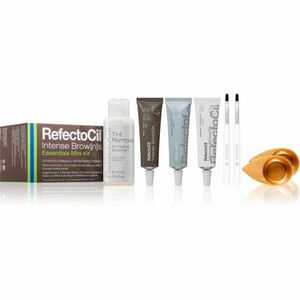 RefectoCil Intense Brow[n]s Essentials Mini Kit set pro úpravu obočí na obočí obraz