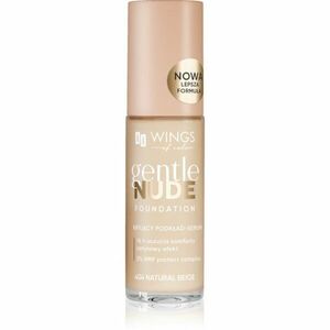 AA Wings of Color Gentle Nude Foundation tekutý make-up s hydratačním účinkem odstín 404 Natural Beige 30 ml obraz