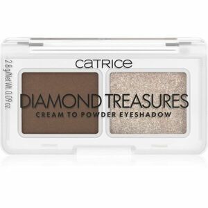 Catrice Diamond Treasures duo oční stíny odstín 01 Hazel Spark 2.8 g obraz