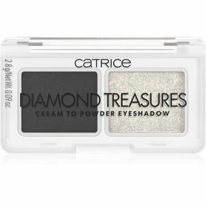 Catrice Diamond Treasures duo oční stíny odstín 030 Smokey Diamond 2.8 g obraz