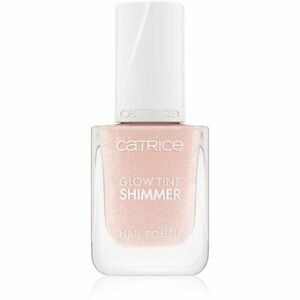 Catrice Glow Tint Shimmer průhledný lak na nehty se třpytkami odstín 030 Sparkle Symphony 10.5 ml obraz