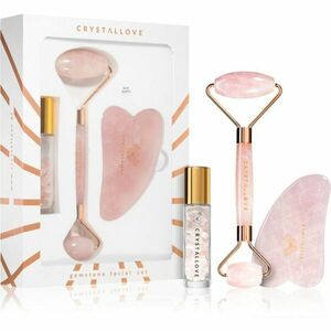 Crystallove Rose Quartz Beauty Set sada pro péči o pleť obraz