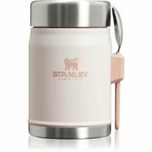 Stanley Classic Legendary Food Jar + Spork jídelní box s vidličkou Rose Quartz 400 ml obraz