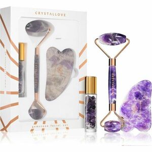 Crystallove Amethyst Beauty Set sada pro péči o pleť obraz