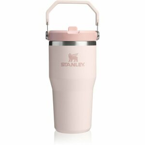 Stanley IceFlow™ Flip Straw Tumbler nerezová láhev na vodu Rose Quartz 600 ml obraz