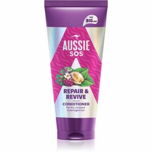Aussie SOS Repair & Revive vyživující kondicionér pro namáhané vlasy a vlasovou pokožku 350 ml obraz