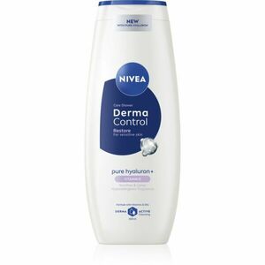 NIVEA Derma Control Restore hydratační sprchový gel s kyselinou hyaluronovou 500 ml obraz